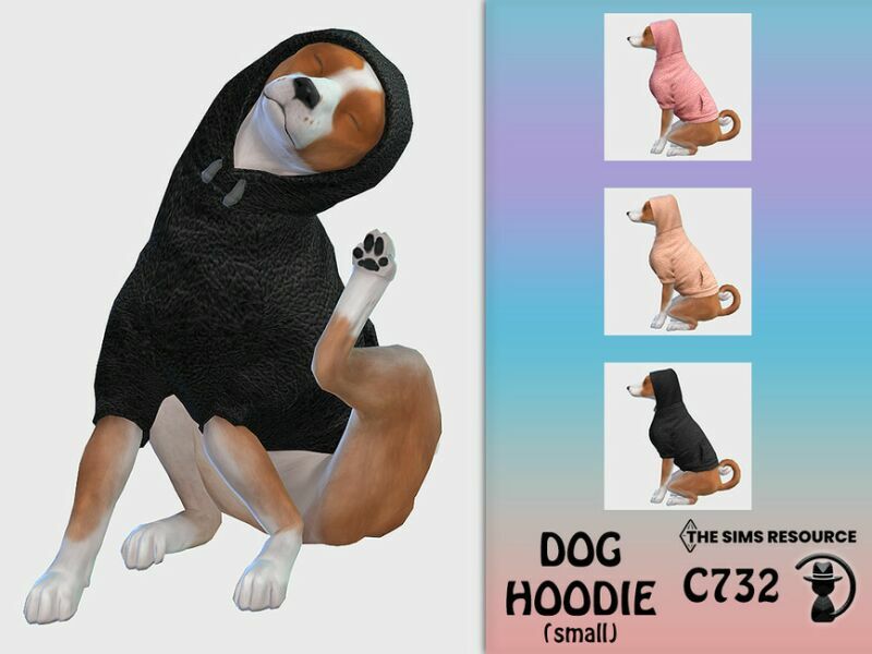 DOG Hoodie C732 By Turksimmer 1 DOG Hoodie C732 By Turksimmer Sims 4 CC