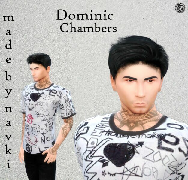 Dominic Chambers By Navki 1 Dominic Chambers By Navki Sims 4 CC