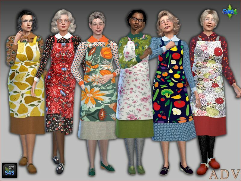 Dresses For Seniors 1 Dresses For Seniors Sims 4 CC