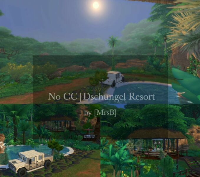 Dschungle Resort |CC Free By Mrsbarbiex3 1 Dschungle Resort |CC Free By Mrsbarbiex3 Sims 4 CC