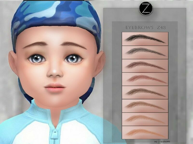 Eyebrows Z48 By Zenx 1 Eyebrows Z48 By Zenx Sims 4 CC