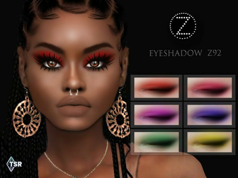 Eyeshadow Z92 By Zenx 1 Eyeshadow Z92 By Zenx Sims 4 CC