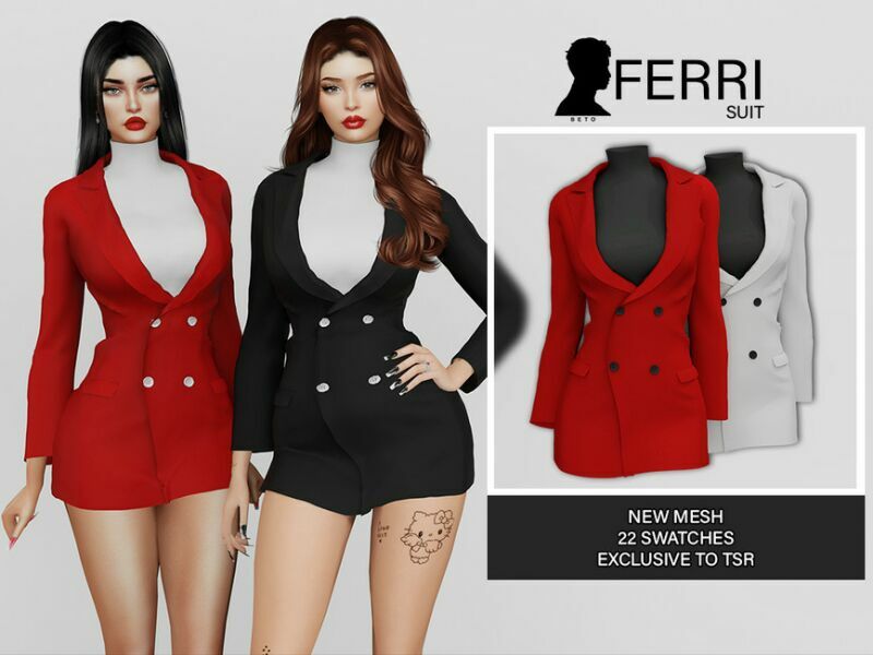 Ferri (Suit) 1 Ferri (Suit) Sims 4 CC