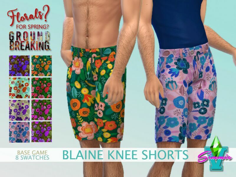 Ffsg Blaine Knee Shorts By Simmiev 1 Ffsg Blaine Knee Shorts By Simmiev Sims 4 CC