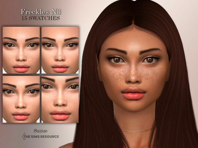 Freckles N3 By Suzue 1 Freckles N3 By Suzue Sims 4 CC