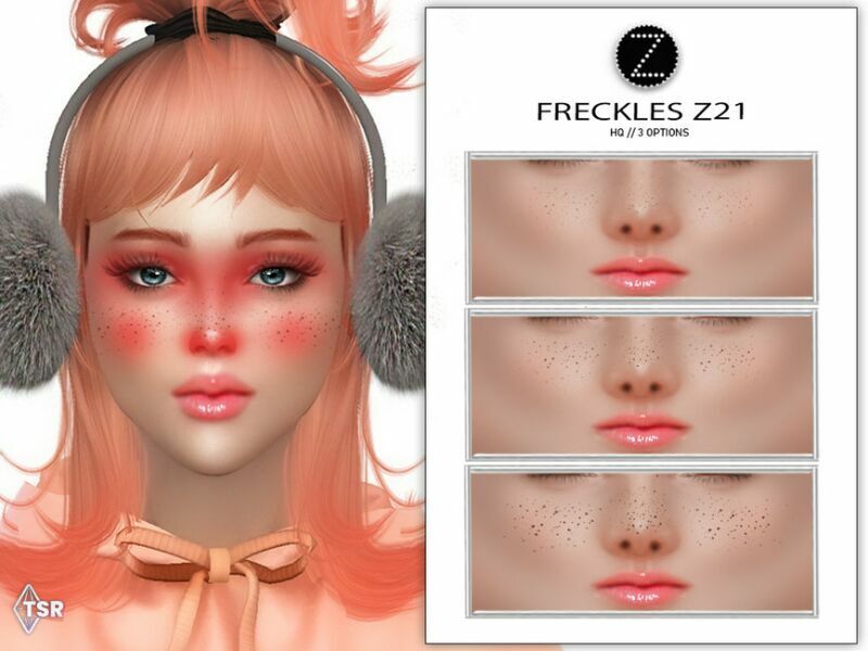 Freckles Z21 By Zenx 1 Freckles Z21 By Zenx Sims 4 CC