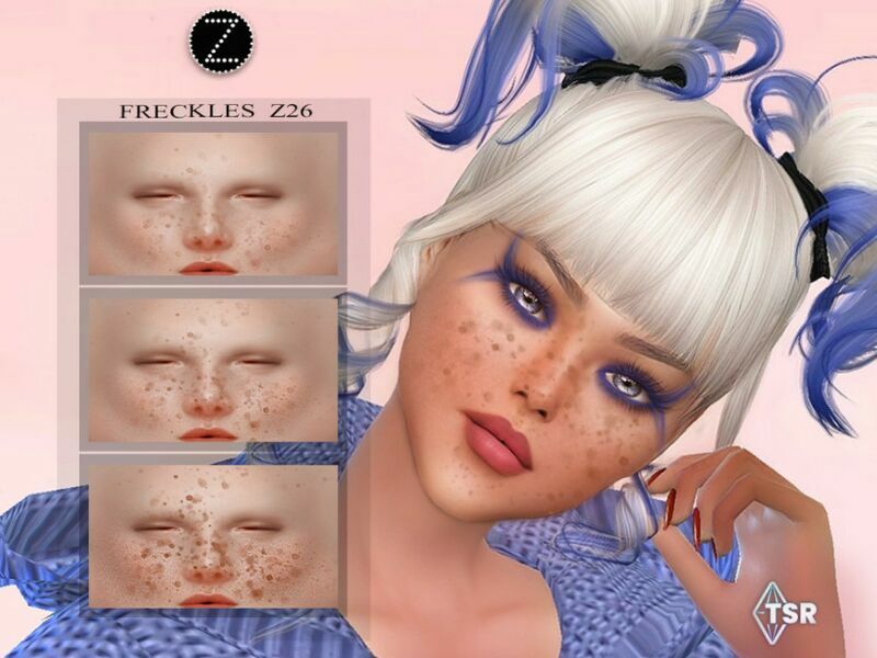 Freckles Z26 By Zenx Sims 4 CC
