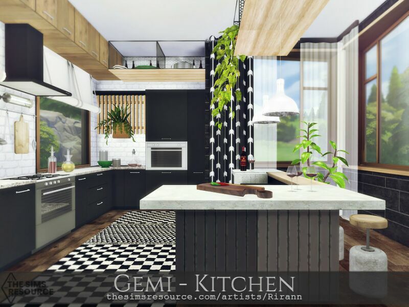 Gemi – Kitchen – TSR CC Only By Rirann 3 sims 4 cc gemi kitchen tsr cc only by rirann 3