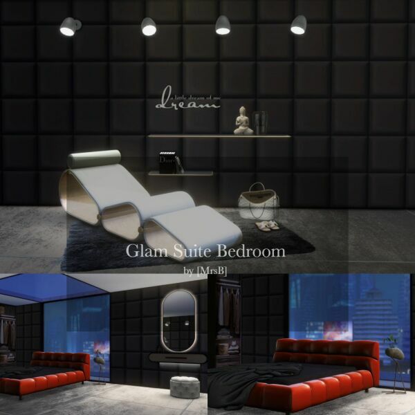 Glam Suite Bedroom CC By Mrsbarbiex3 Sims 4 CC
