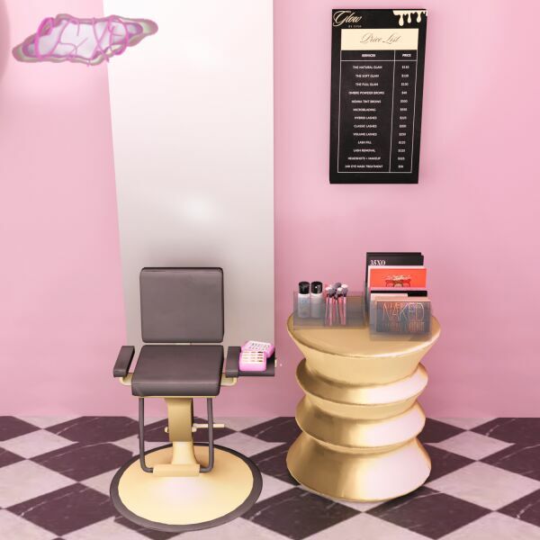 Glow Makeup Studio Pack 6 sims 4 cc glow makeup studio pack 2