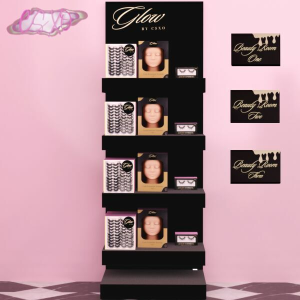 Glow Makeup Studio Pack 3 sims 4 cc glow makeup studio pack 5