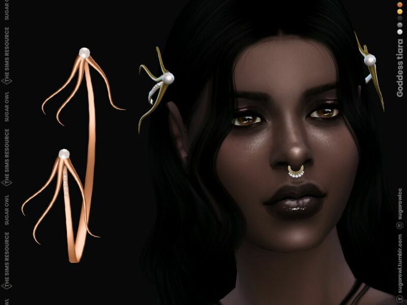 Goddess Tiara 1 Goddess Tiara Sims 4 CC