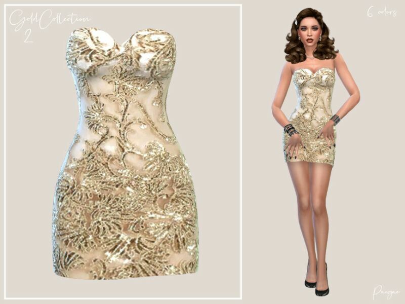 Goldcollection 2 By Paogae 1 Goldcollection 2 By Paogae Sims 4 CC