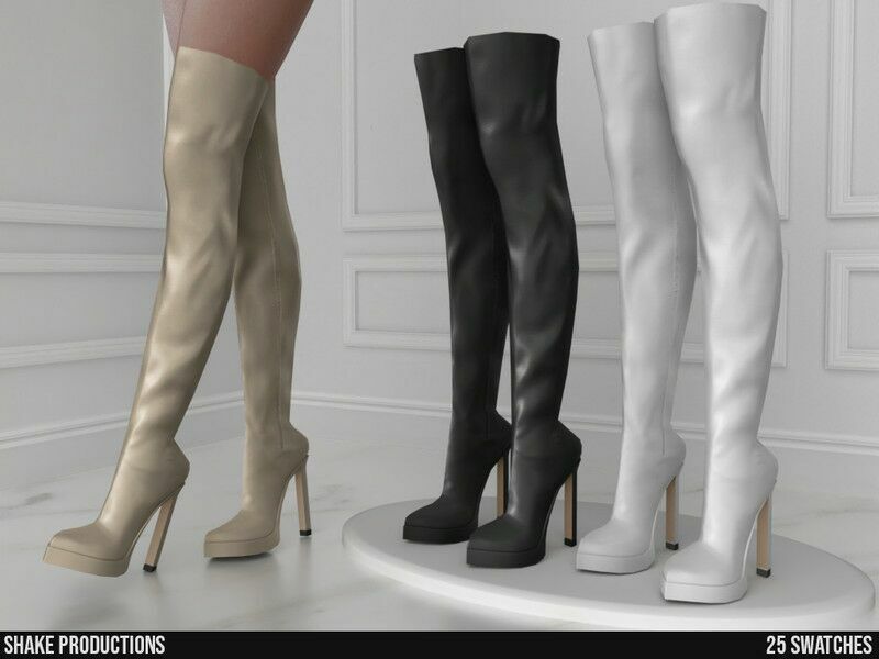 High Heel Boots – S112301 1 High Heel Boots – S112301 Sims 4 CC