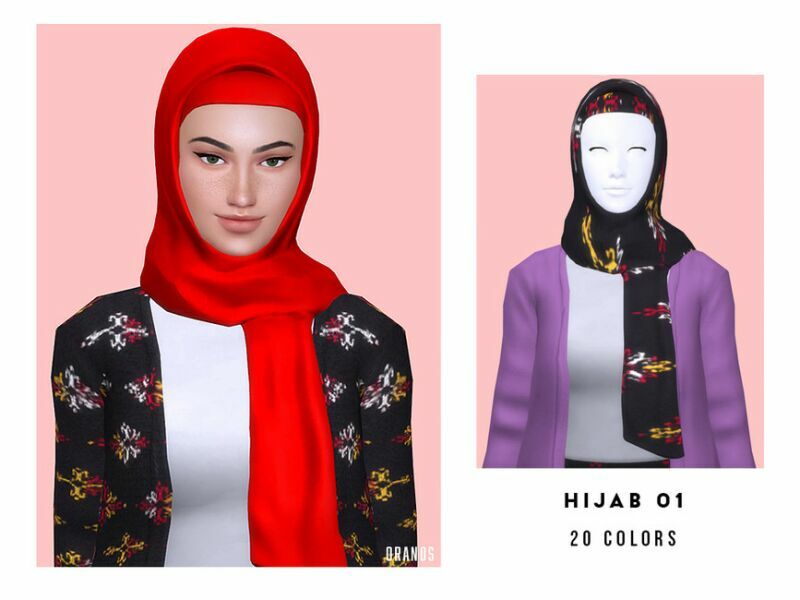 Hijab 01 By Oranostr 1 Hijab 01 By Oranostr Sims 4 CC