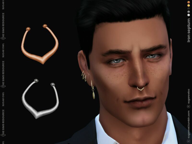 Iron Septum 1 Iron Septum Sims 4 CC