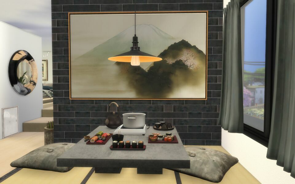 Japanese Apartment CC Build 9 sims 4 cc japanese apartment cc build 4