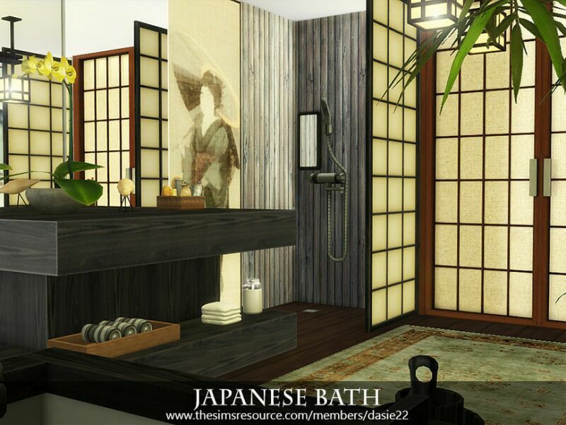 Japanese Bath By Dasie2 3 sims 4 cc japanese bath by dasie2 3