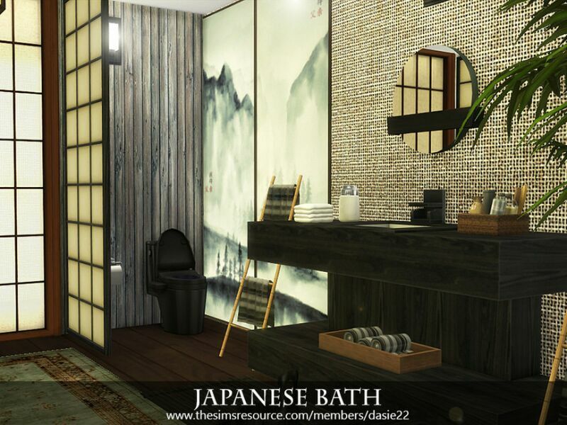 Japanese Bath By Dasie2 2 sims 4 cc japanese bath by dasie2 4