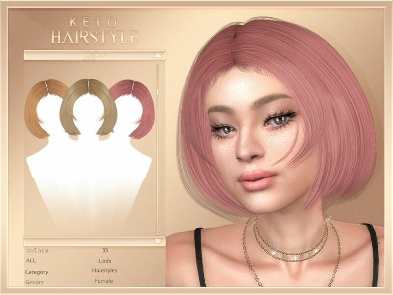 Javasims- Keto (Hairstyle) By Javasims 1 Javasims- Keto (Hairstyle) By Javasims Sims 4 CC