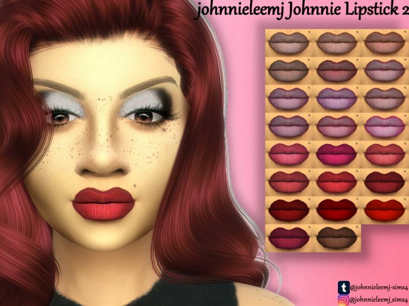 Johnnieleemj Johnnie Lipstick 2 By Johnnieleemj 1 Johnnieleemj Johnnie Lipstick 2 By Johnnieleemj Sims 4 CC