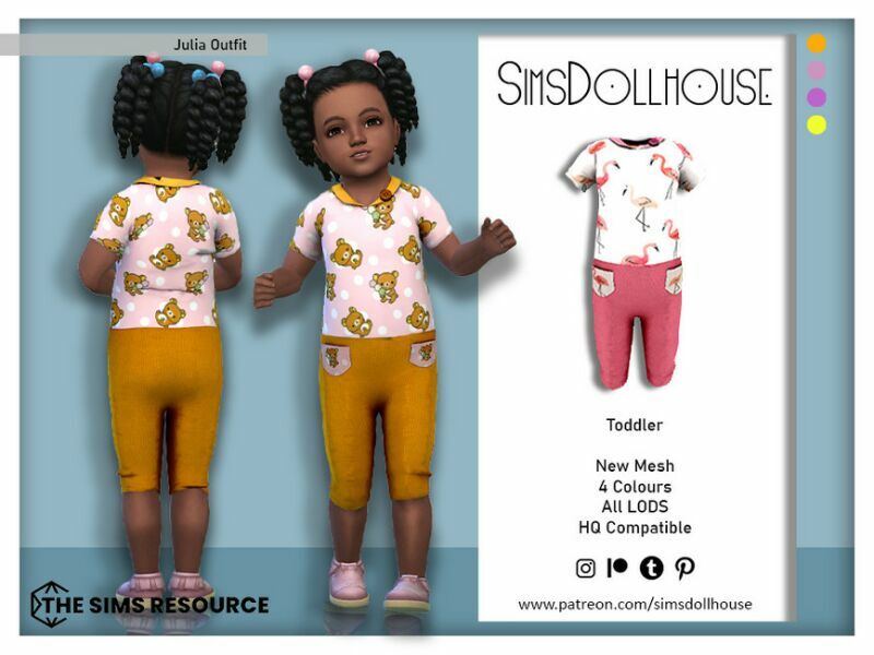 Julia Outfit By Simsdollhouse 1 Julia Outfit By Simsdollhouse Sims 4 CC