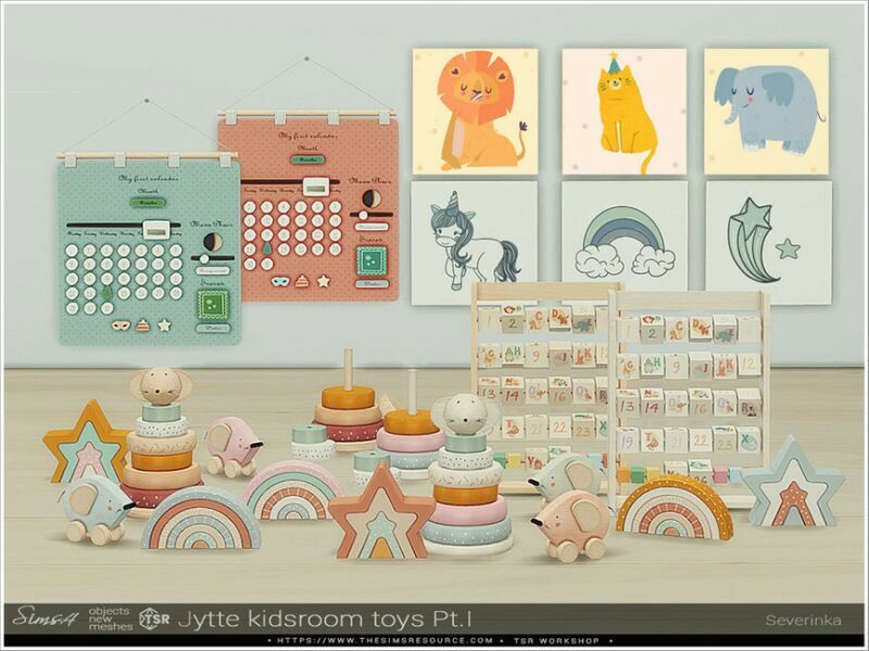 Jytte Kidsroom Toys PT.I By Severinka_ 1 Jytte Kidsroom Toys PT.I By Severinka_ Sims 4 CC