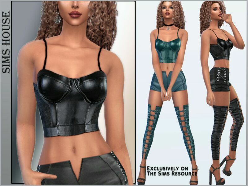 Leather Stockings 2 sims 4 cc leather stockings 2