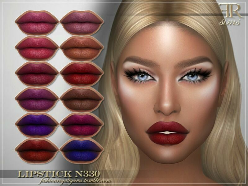 Lipstick N330 By Fashionroyaltysims 1 Lipstick N330 By Fashionroyaltysims Sims 4 CC