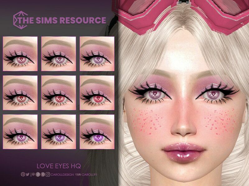 Love Eyes HQ 1 Love Eyes HQ Sims 4 CC