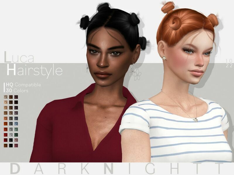 Luca Hairstyle By Darknightt 1 Luca Hairstyle By Darknightt Sims 4 CC