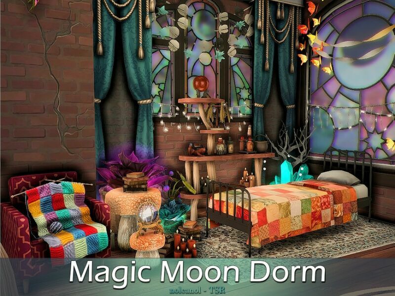 Magic Moon Dorm / TSR CC Only By Nolcanol 1 Magic Moon Dorm / TSR CC Only By Nolcanol Sims 4 CC