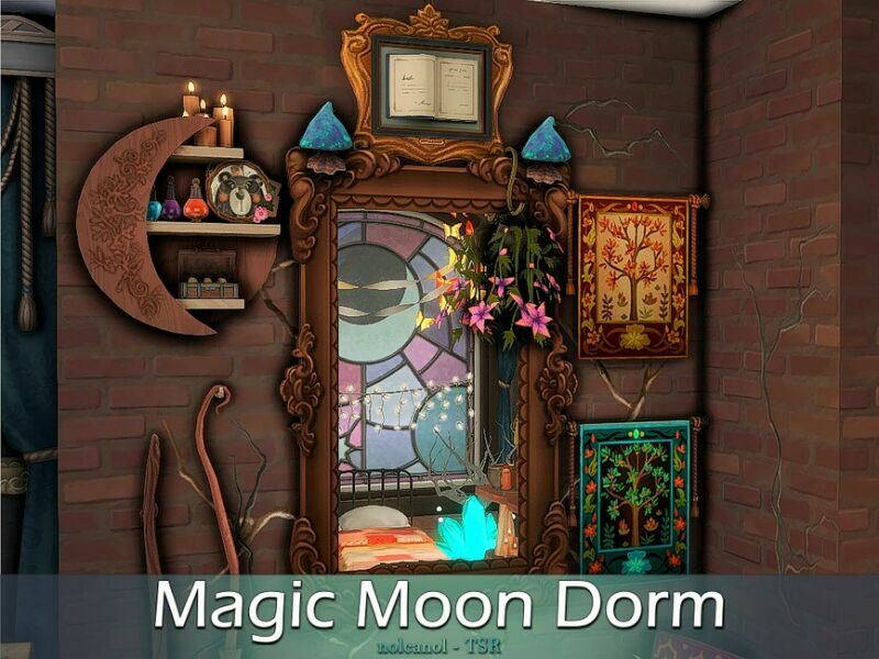 Magic Moon Dorm / TSR CC Only By Nolcanol 6 sims 4 cc magic moon dorm tsr cc only by nolcanol 3