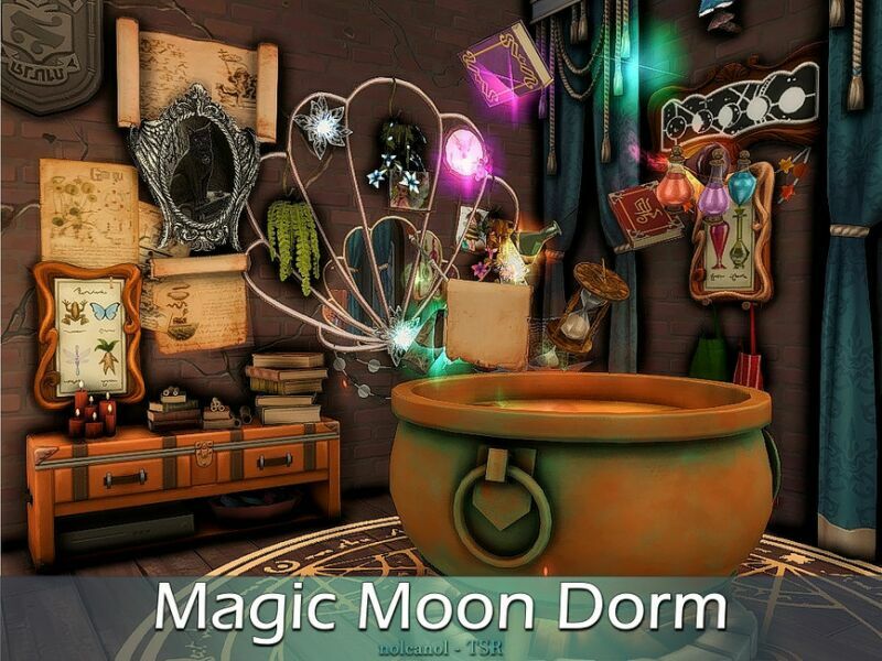 Magic Moon Dorm / TSR CC Only By Nolcanol 5 sims 4 cc magic moon dorm tsr cc only by nolcanol 4