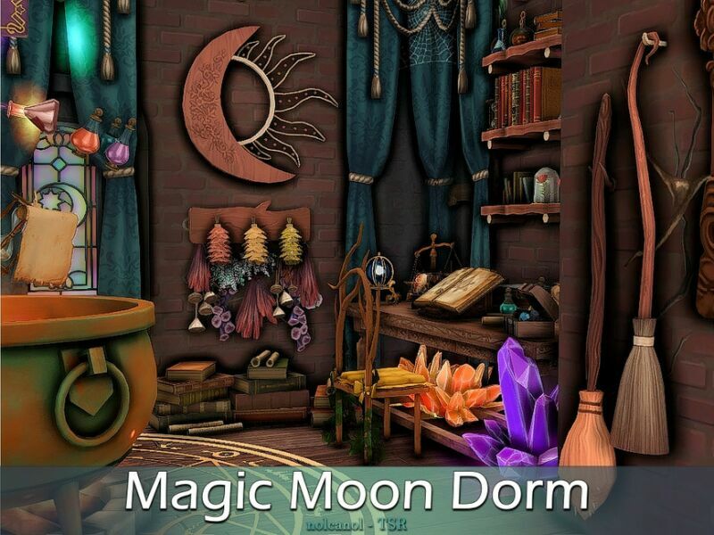 Magic Moon Dorm / TSR CC Only By Nolcanol 3 sims 4 cc magic moon dorm tsr cc only by nolcanol 6