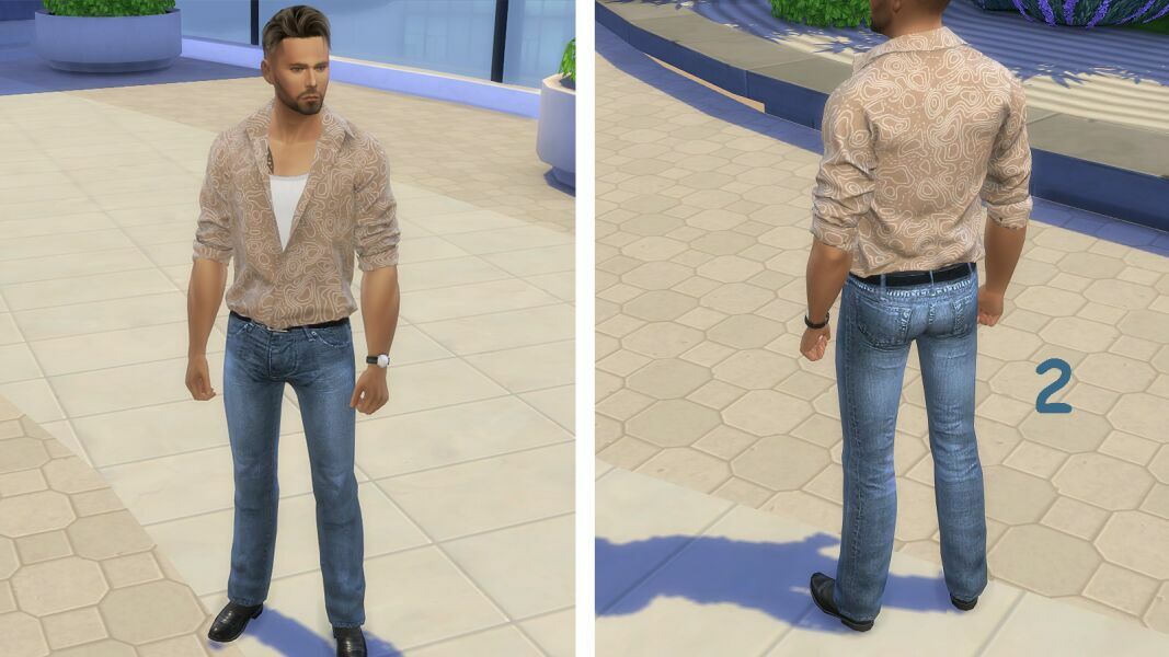Male Jeans Pants By Exzentra 2 sims 4 cc male jeans pants by exzentra 2