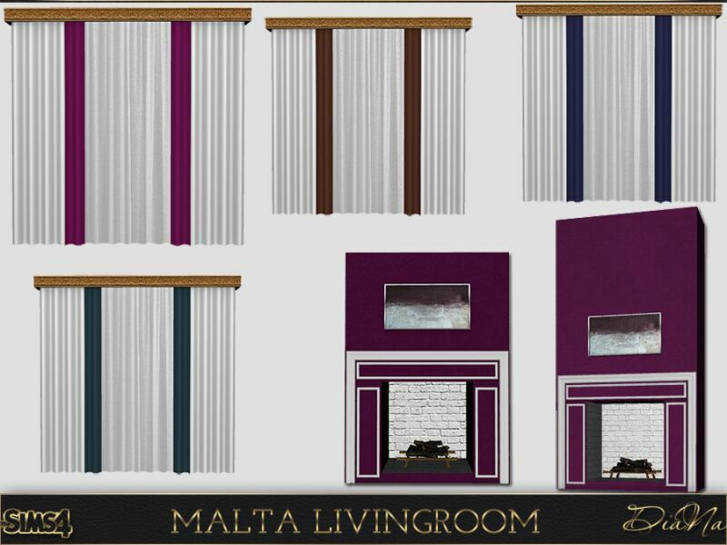 sims 4 cc malta livingroom by dianasims 4