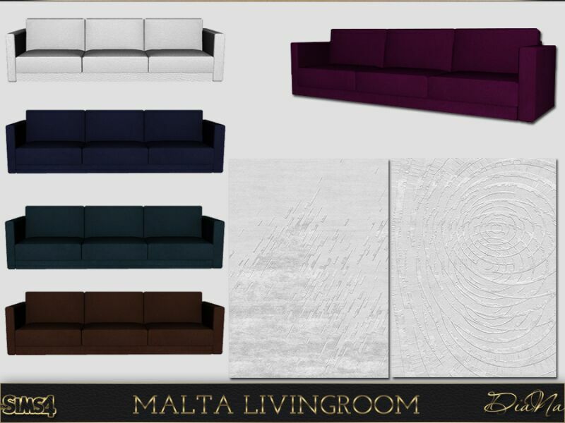 sims 4 cc malta livingroom by dianasims 5