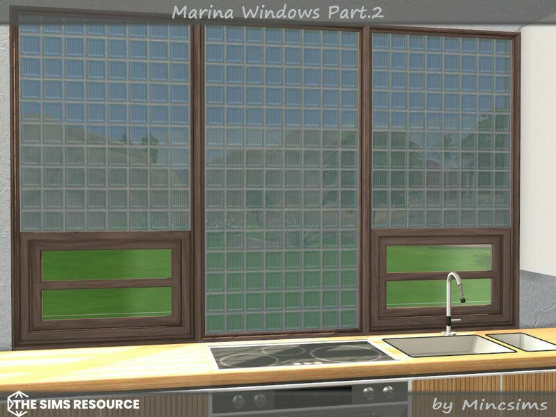 Marina Windows Part.02 1 Marina Windows Part.02 Sims 4 CC