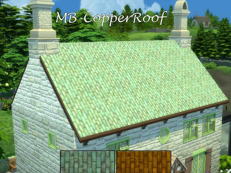 Mb-Copperroof By Matomibotaki 1 Mb-Copperroof By Matomibotaki Sims 4 CC