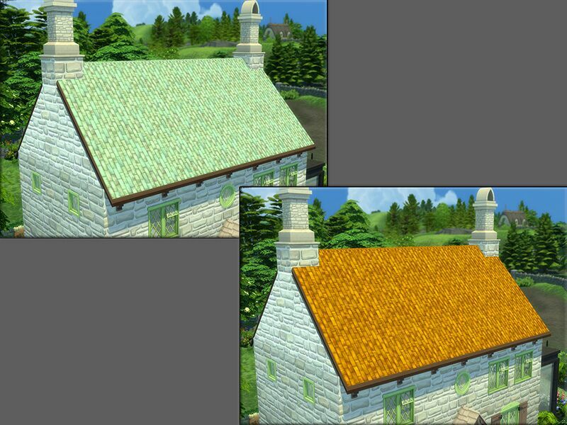 Mb-Copperroof By Matomibotaki 2 sims 4 cc mb copperroof by matomibotaki 2