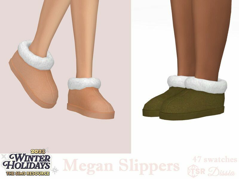 Megan Slippers 1 Megan Slippers Sims 4 CC