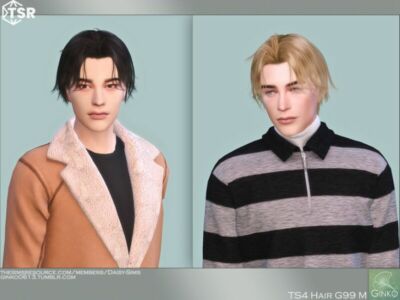 Men’S Hairstyle – G99 By Daisy-Sims Sims 4 CC