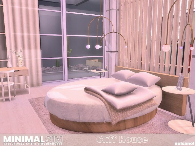 Minimalsim Cliff House / TSR CC Only By Nolcanol 6 sims 4 cc minimalsim cliff house tsr cc only by nolcanol 3