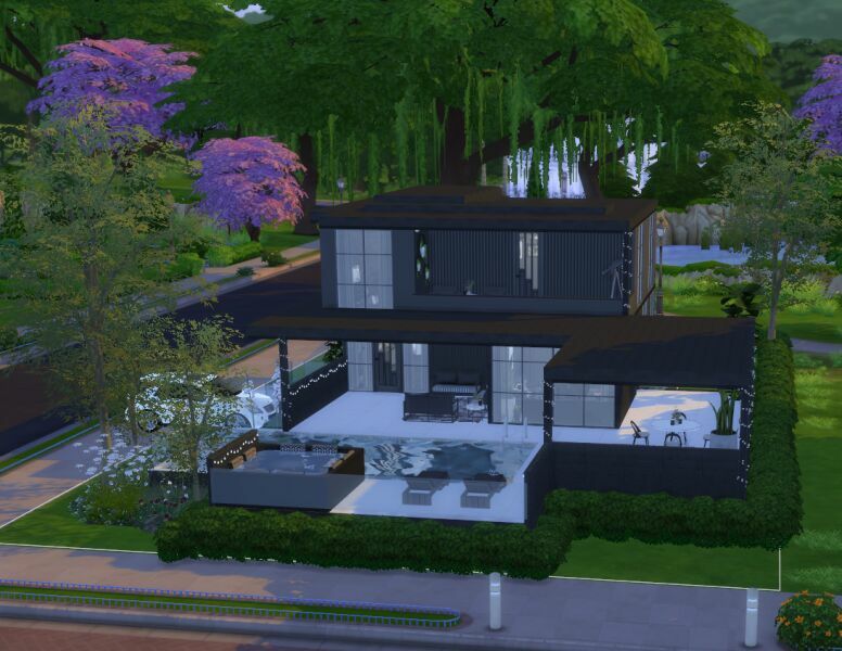 Modern Family Home 4 sims 4 cc modern family home 3
