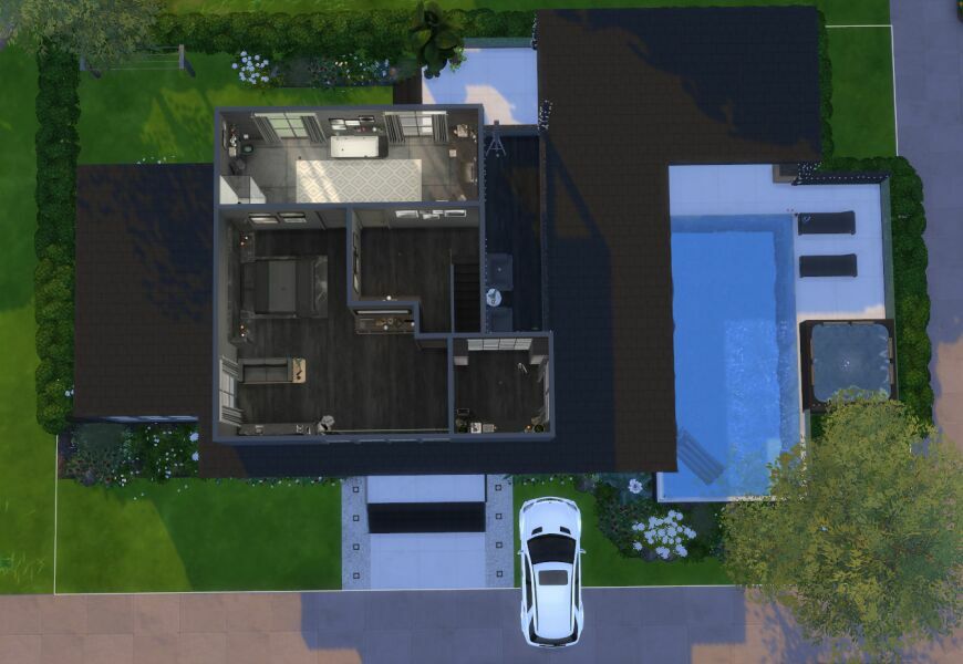 Modern Family Home 2 sims 4 cc modern family home 5