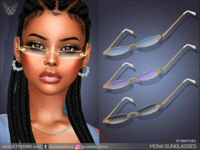 “Mona Sunglasses For Sims 4” Sims 4 CC