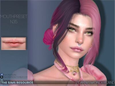 Mouthpreset N35 By Playerswonderland Sims 4 CC