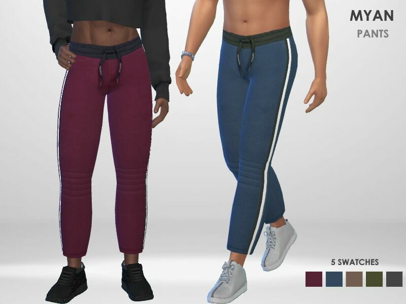 Myan Pants By Puresim 1 Myan Pants By Puresim Sims 4 CC