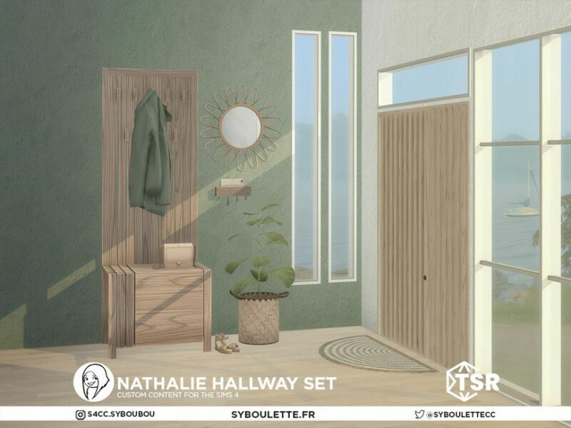Nathalie Hallway SET By Syboubou 1 Nathalie Hallway SET By Syboubou Sims 4 CC